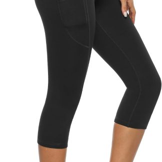 Stelle Capri Leggings for Women with Pockets High Waisted image 1